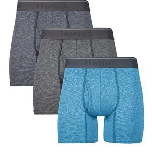 NWT Hanes Men’s Comfort Flex Fit 3-Pack Stretch Mesh Boxer Briefs